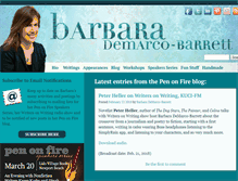 Tablet Screenshot of barbarademarcobarrett.com